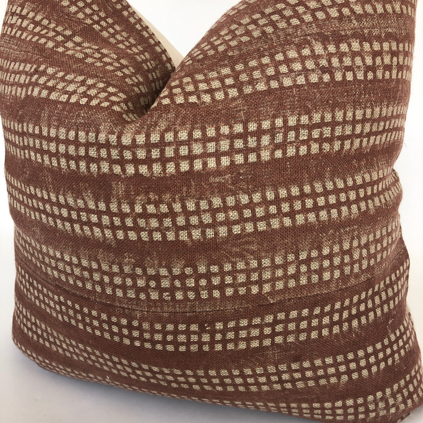 Cream and Brown Farmhouse Stripe Pillow Cover – ONE AFFIRMATION