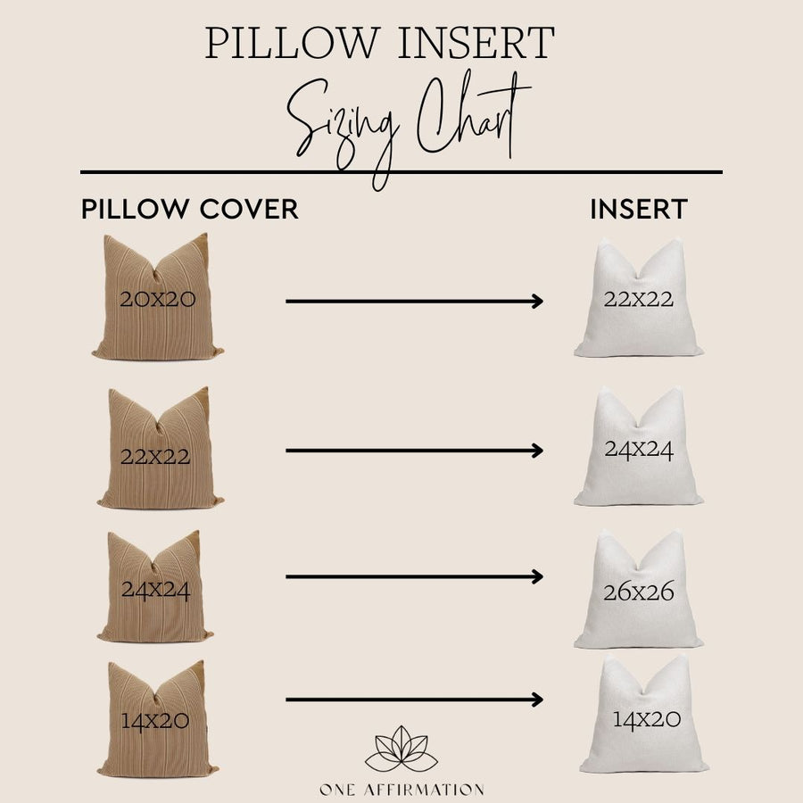 Luxury Faux Down Pillow Insert —20x20 – Lofty Living Shop
