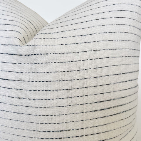 Cream and Brown Farmhouse Stripe Pillow Cover – ONE AFFIRMATION